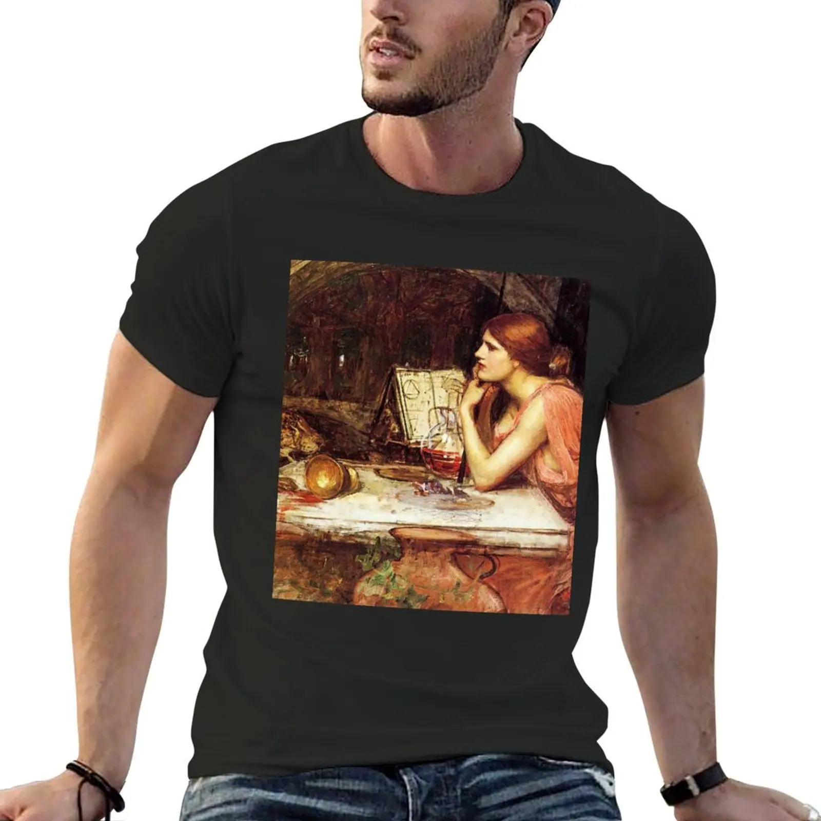 John William Waterhouse - Sketch of Circe,1911-1914 T-Shirt animal prinfor boys oversized mens funny t shirts