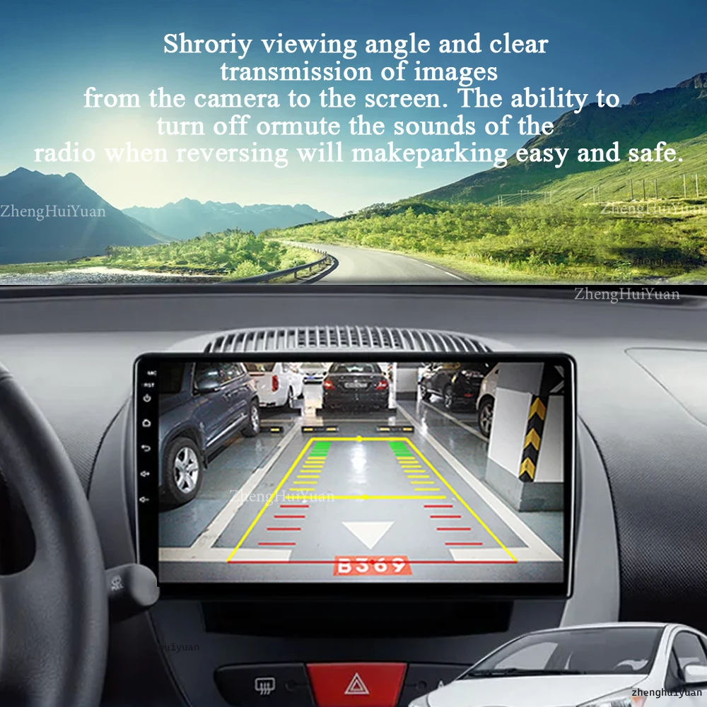 Android 14 Car Radio For Peugeot 107 Toyota Aygo Citroen C1 2005-2014 Stereo Carplay Android Auto Multimedia Player 2Din