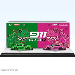 스타 레이스 SR 1:64 911 992 GT3 R 티라노사우루스 합금 모델, 재고 빠른 배송