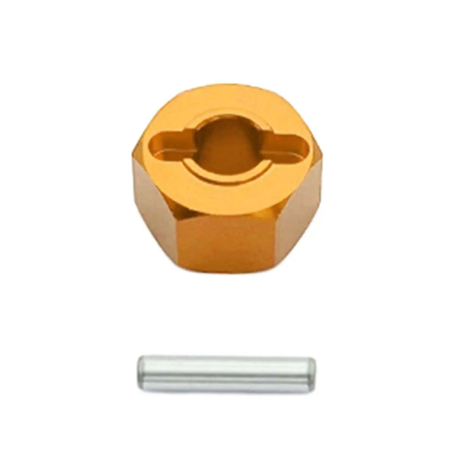 RC-Radnaben-Sechskantadapter aus Aluminiumlegierung, 12 mm, langlebig, DIY-Upgrades für RC-Car 16207, 16208, 1/16 LKW-Zubehör