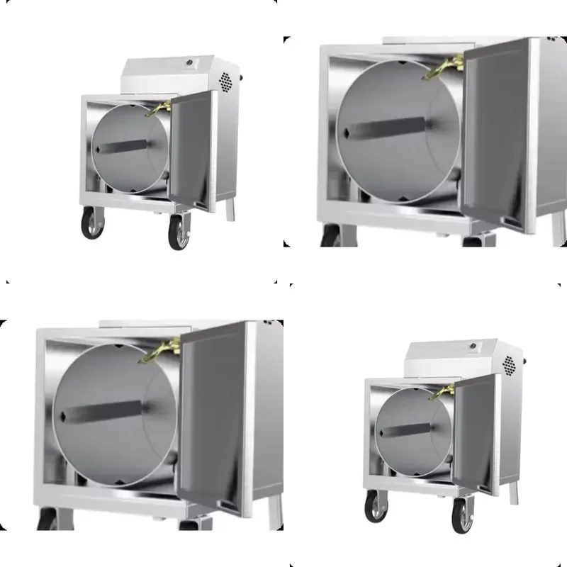 Commercial Roller Washing Machine High Capacity Automatic Stainless Steel Barbecue Skewer Cleaning