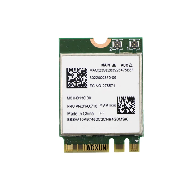 RTL8821CE Wireless Network Card 433M+4.2 Bluetooth NGFF/M.2 Interface