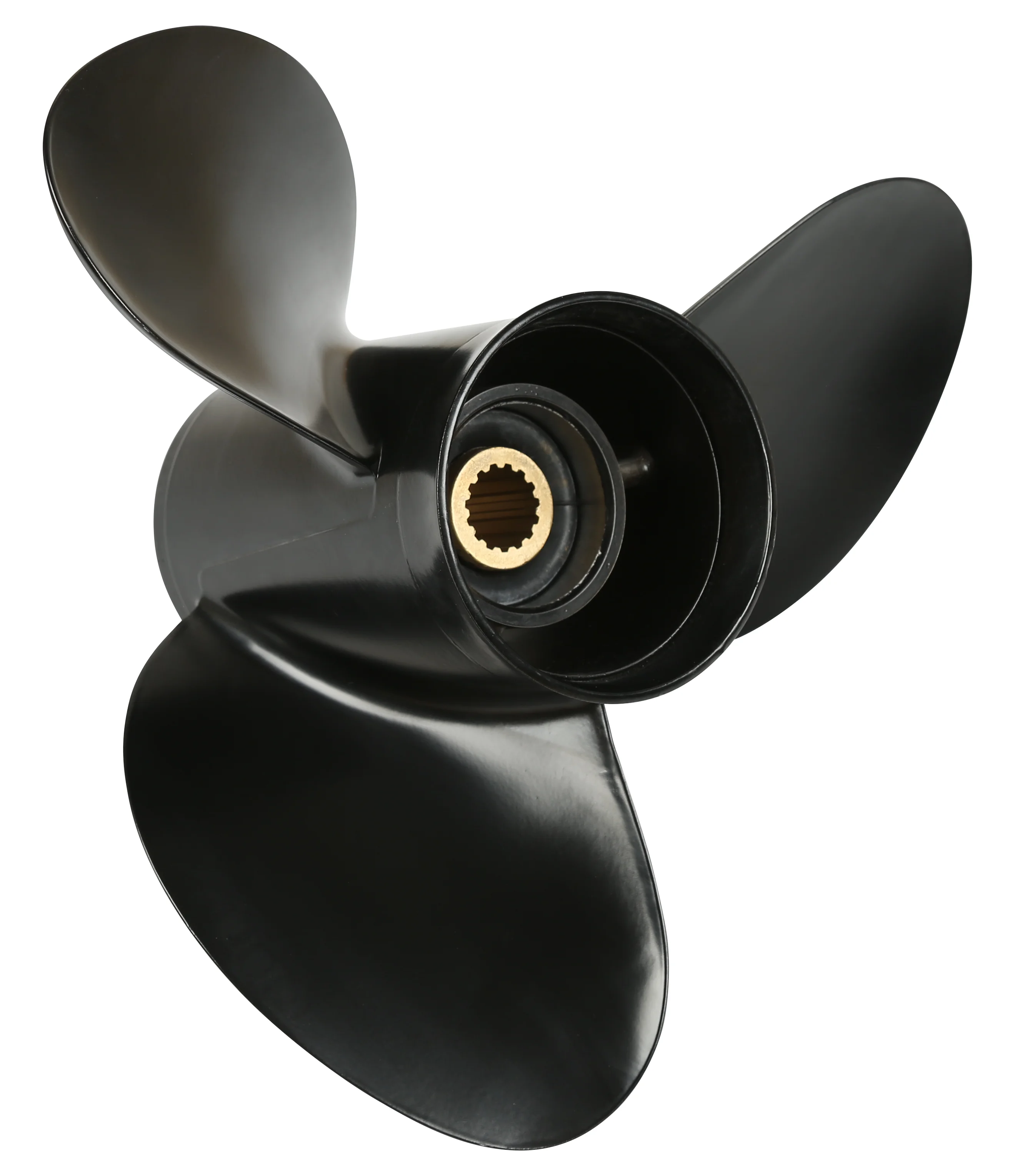 New Aluminium Alloy Marine 3 Blades Outboard Propeller For Outboard Engine 60-125 HP 15 Tooth Spine