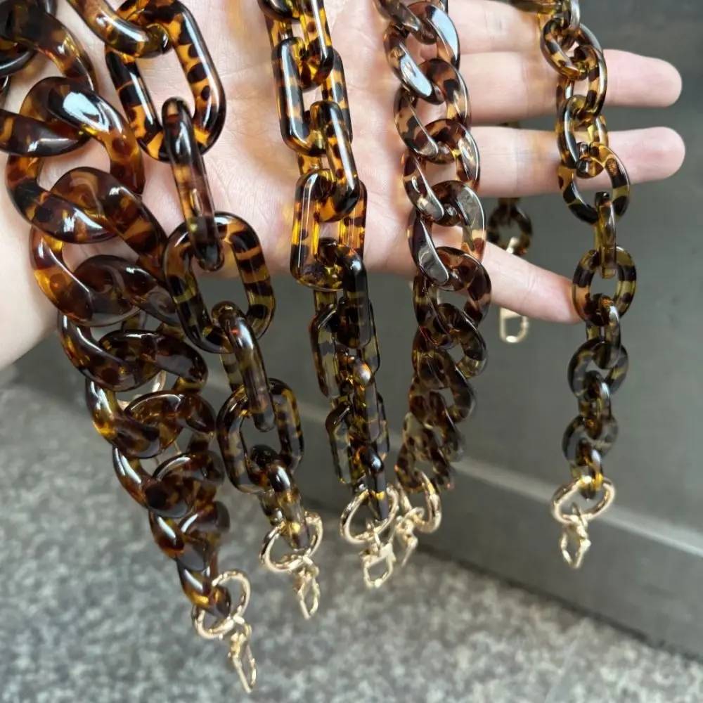 ليوبارد حقيبة ساعي سلسلة 37/60/120 سنتيمتر ريترو ستايل حقيبة سلسلة بدلاية اليدوية انفصال حقيبة سحرية اكسسوارات حقيبة الإكسسوار #5