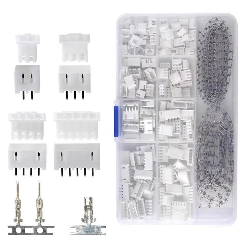 

560PCS XH2.54mm terminal block set JST-XH DuPont terminal plastic shell connector 2P3P4P5P