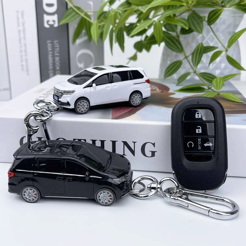 

Creative Key Case for Honda Odyssey 2024 Car Model Key Case 2 3 4 5 Button Remote Key Cover Bag Holder Fob Keychain Accessories