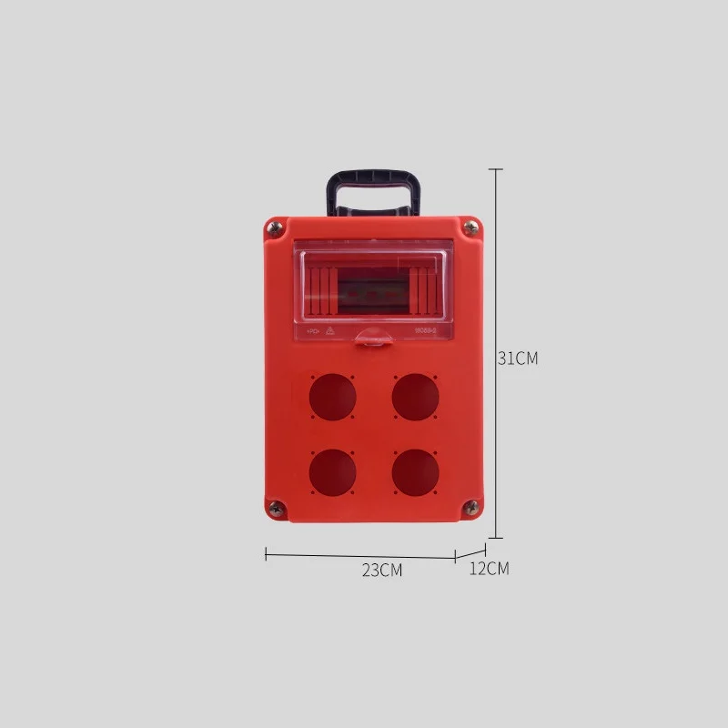 Draagbare waterdichte kleine elektrische doos - Opbouwdoos met lekbescherming voor mobiele decoratie-stopcontacten
