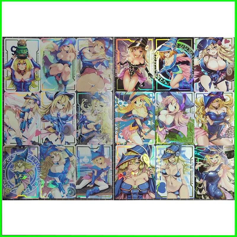 Anime Character Di Collection Kablek Maggie Anji Gil Sakula Rima Suma Laser Flash Card Boy Game Toys Christmas Birthday Gifts