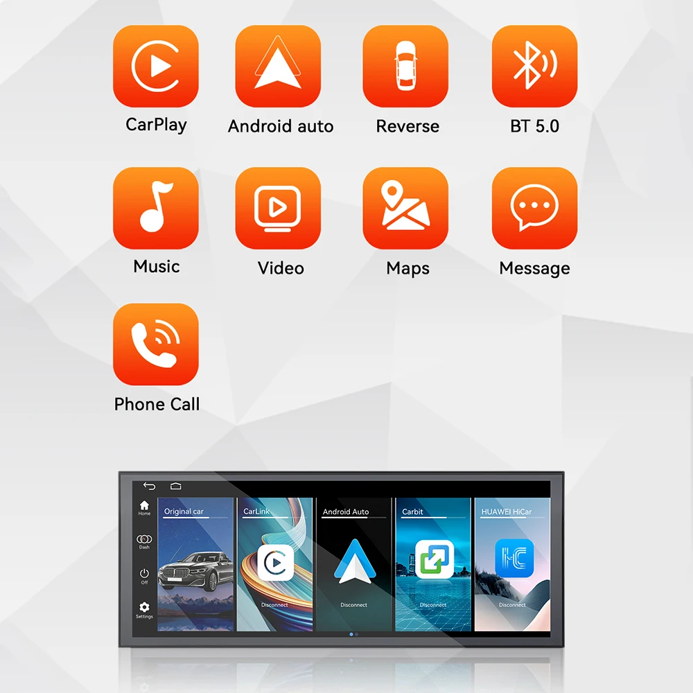 12.3 Inch Linux Carplay Screen For BMW 7 Series F01 F02 2010-2015 IPS Touch Stereo Unit Multi Storage BT5.0 CarPlay Android Auto