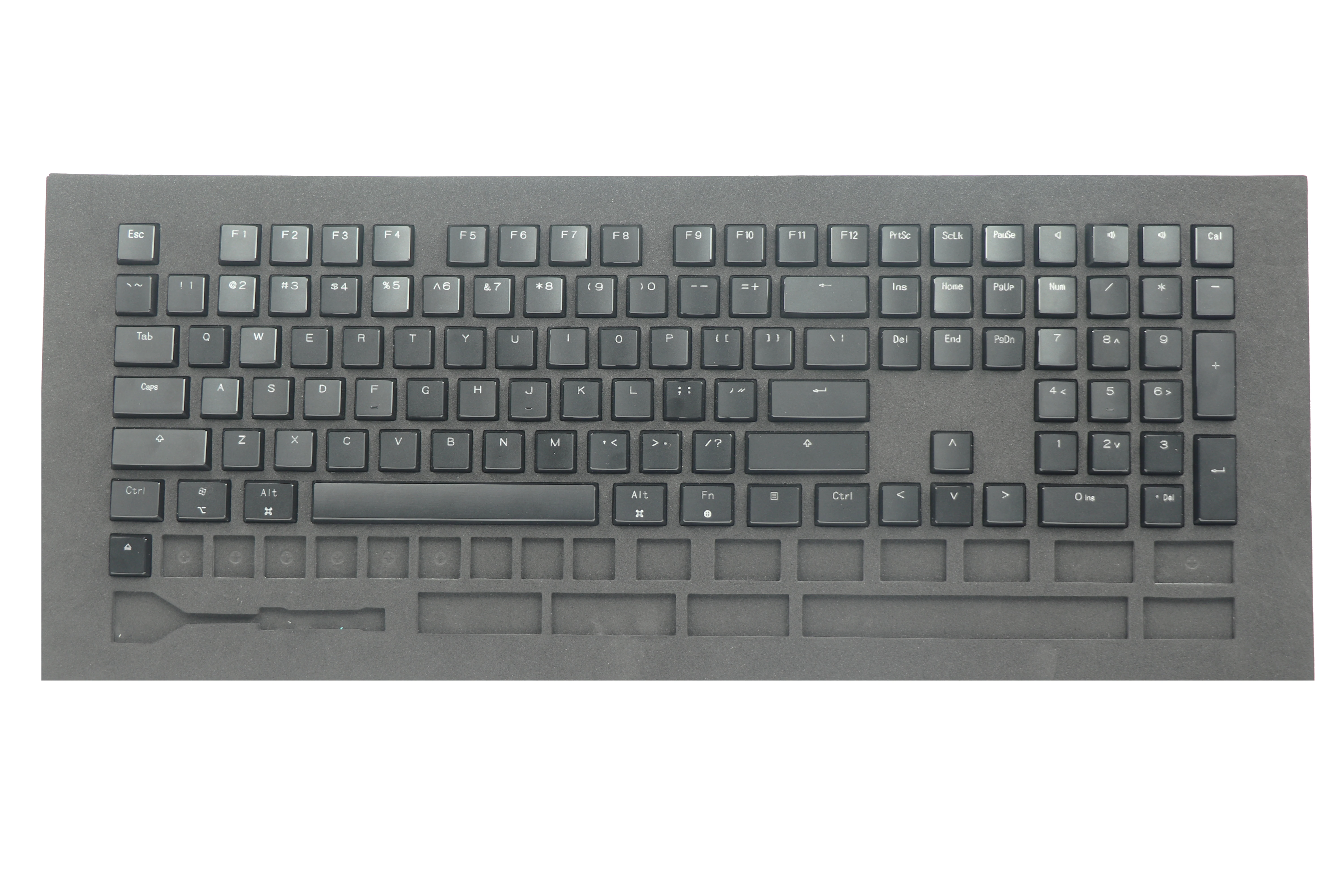 HiUM Aluminum Alloy Low Axis Keycap Custom Metal HL Transparent