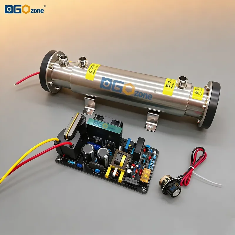 DGOzone 20-100 G/h Quartz Core Ozone Generator Water Cooled for Swimming Pool Organic Matter Ammonia Nitrogen Degradation