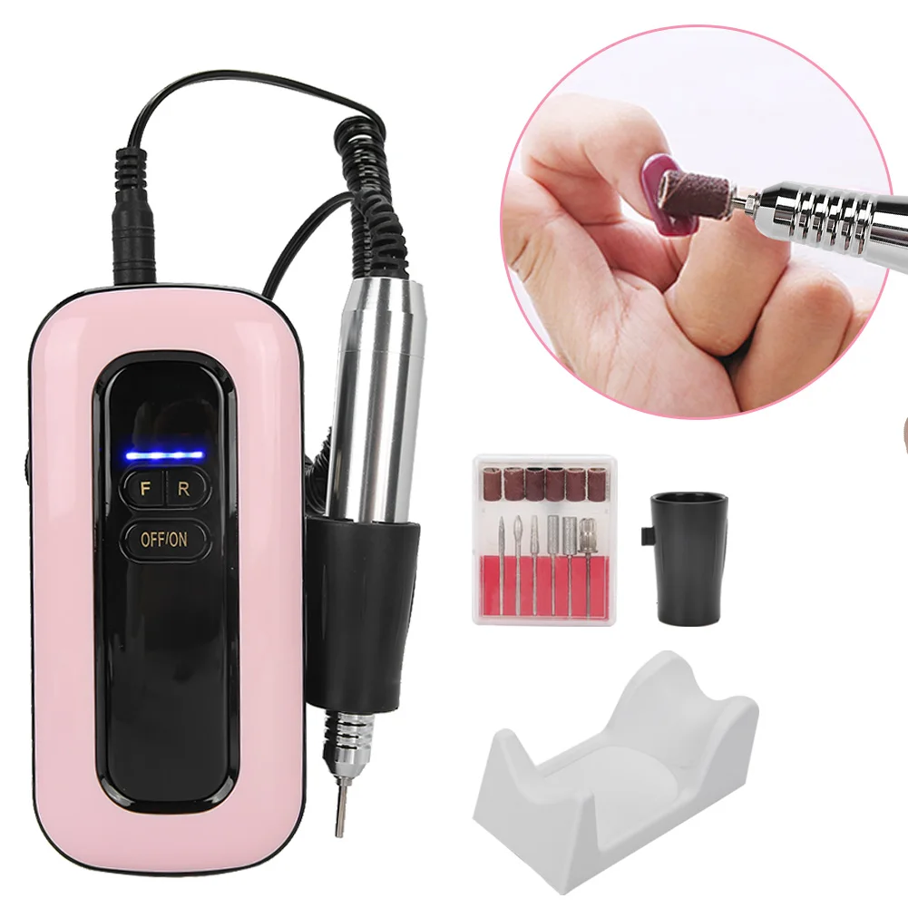 35000RPM Electric Nail Drill Machine Professional Digital Display Manicure Machine Pedicure Drill Set Nail Art Drill Tool Supply