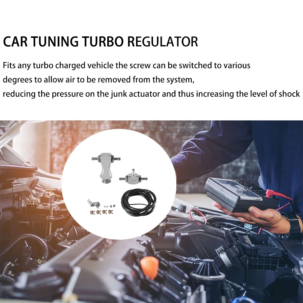 High Quality Modified Turbo Boost Controller Regulating Gauge Universal Auto Pressurize Adjustable Petrol Red Blue White Black