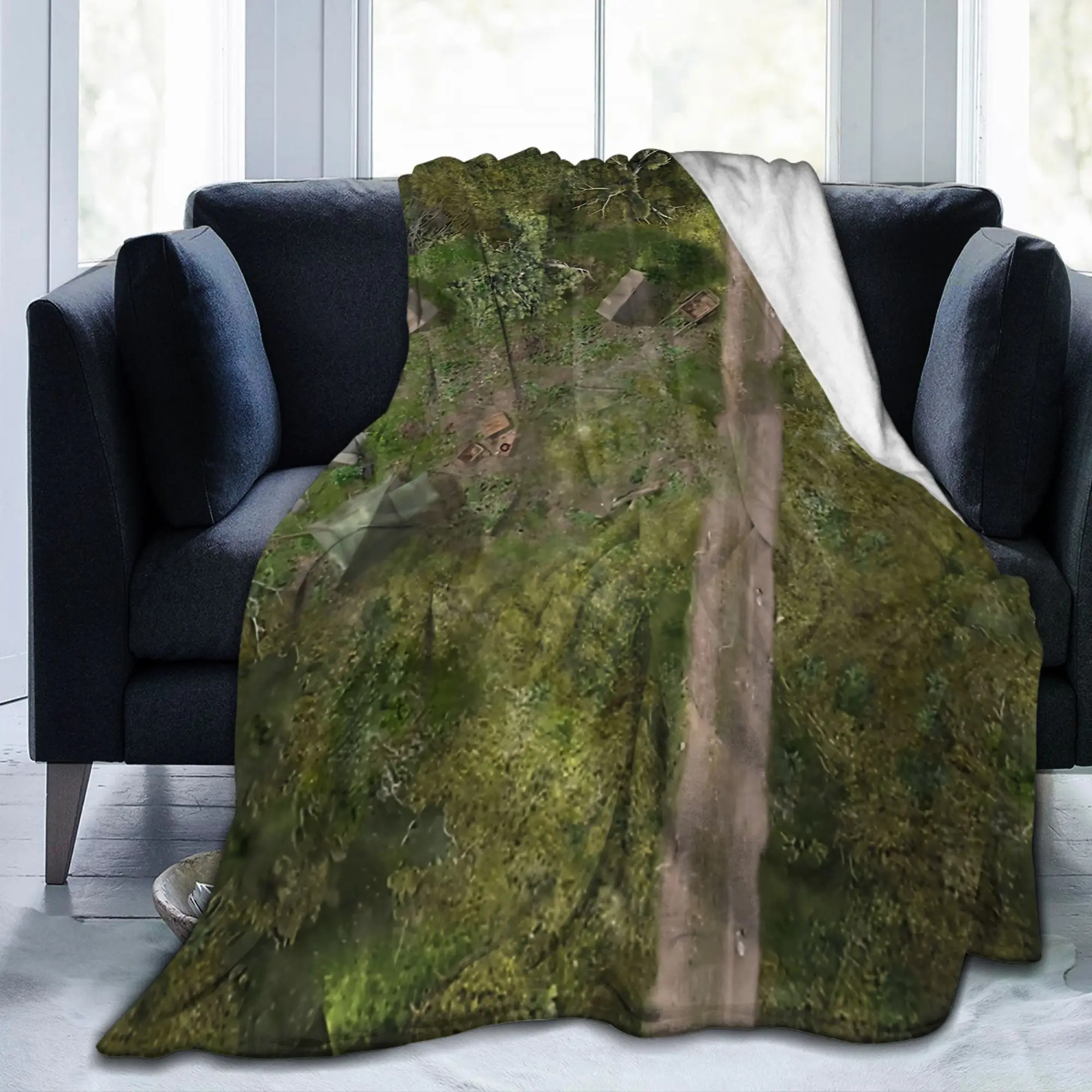 Roadside Camp Table Top RPG Battle Map Blankets Miniature Game Fuzzy Warm Bedding Throw Blanket Chair Covering Lightweight