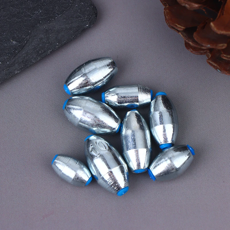 20 قطعة/الوحدة سبائك الكربون الصلب الجوف الزيتون الصيد الغطاسون 3 جرام/4 جرام/5 جرام/6 جرام/7 جرام/8 جرام/9 جرام/10 جرام الصيد الأوزان الصيد اكسسوارات #5