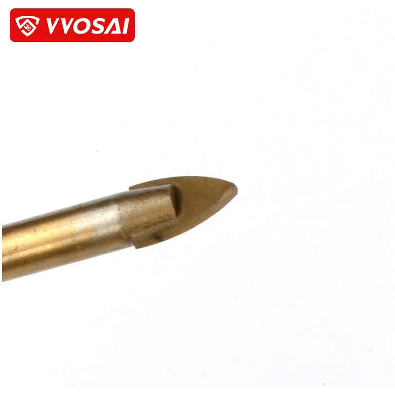 VVOSAI Glass Marble Porcelain Spear Head Ceramic Tile Drill Bits Set 6 pcs 4/5/6/8/10/12mm 1/4\