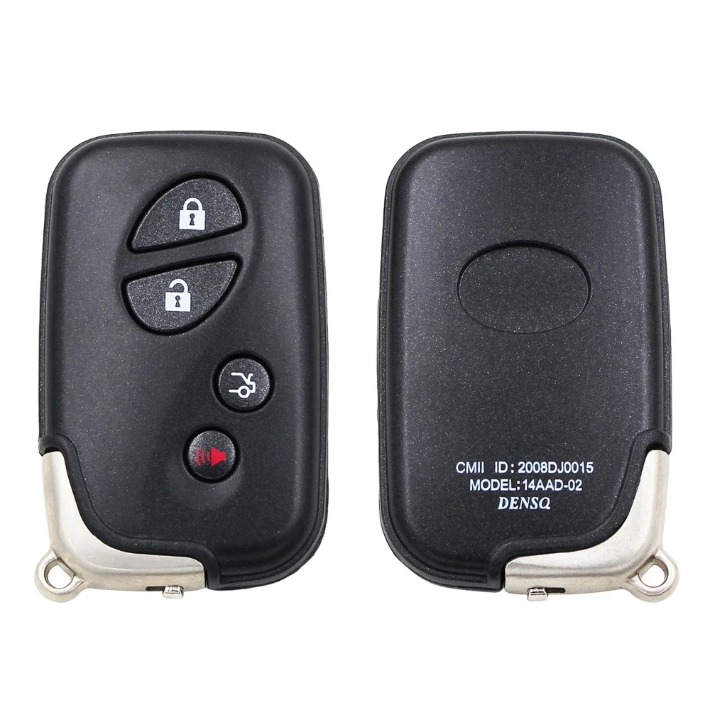 2/3/4 Button Blank Remote Key Shell Case Housing Fob for Lexus GS430 ES350 GS350 LX570 IS350 RX350 IS250 WITH INSERT KEY