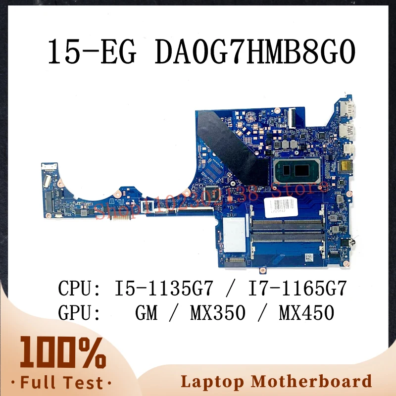 M16344-601 M97003-601 M16346-601 M23697-601 da0g7hmb8g0 mit i5/i7 cpu laptop motherboard für hp 15-eg gm/mx350/mx450 100% test