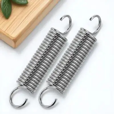 

2Pcs Hammock Spring Hook Set Sturdy Metal Hanging Hooks for Swing Chair Porch Ceiling Installation Hammock Spring Hook