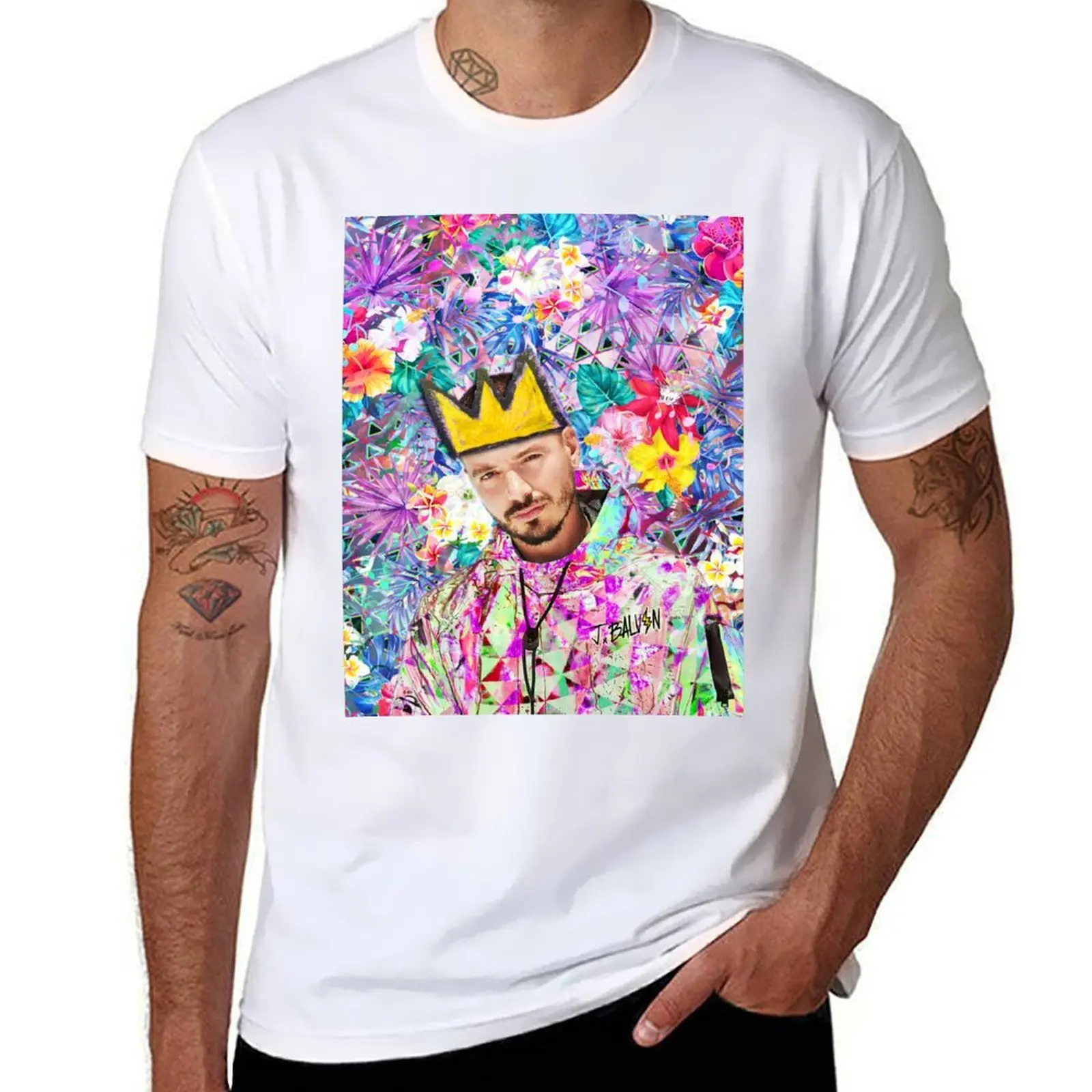 

J Balvin Portrait artwork T-Shirt t shirt custom print mens graphic t shirts T-Shirt