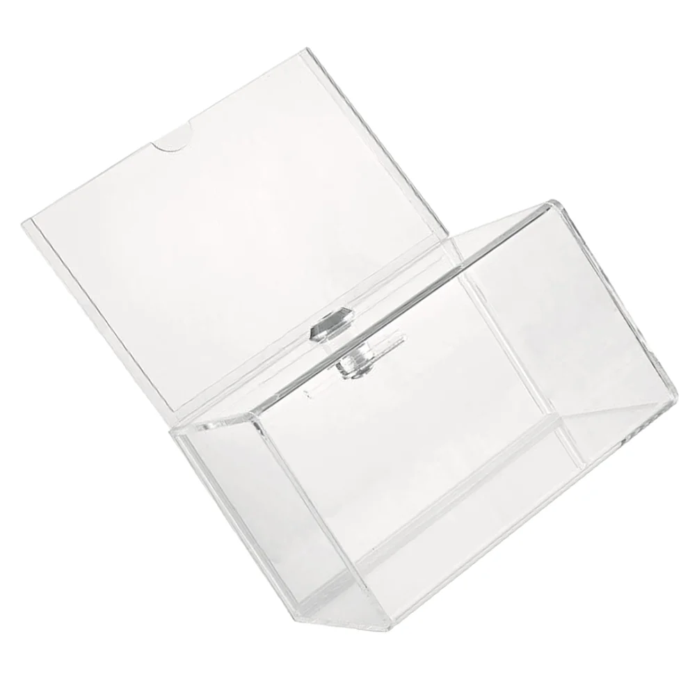 Acrylic Ballot Box Clear Container Mailbox Donation Boxes for Fundraising Window Letter Post Lottery