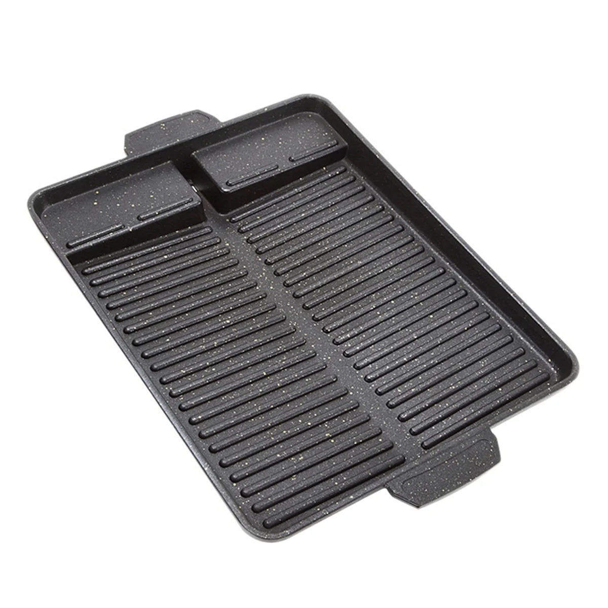 2025+Portable Korean BBQ Grill Pan Non-Stick Grill Plate Butane Gas Stove Cooker Party Picnic Terrace Beach Barbecue Tray