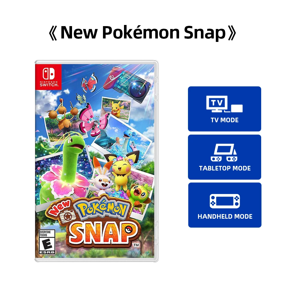 Original nuevo Pokemon Snap Nintendo Switch ofertas de juegos Original simulador de tarjetas de juego físico Genre de juego para Switch OLED Lite