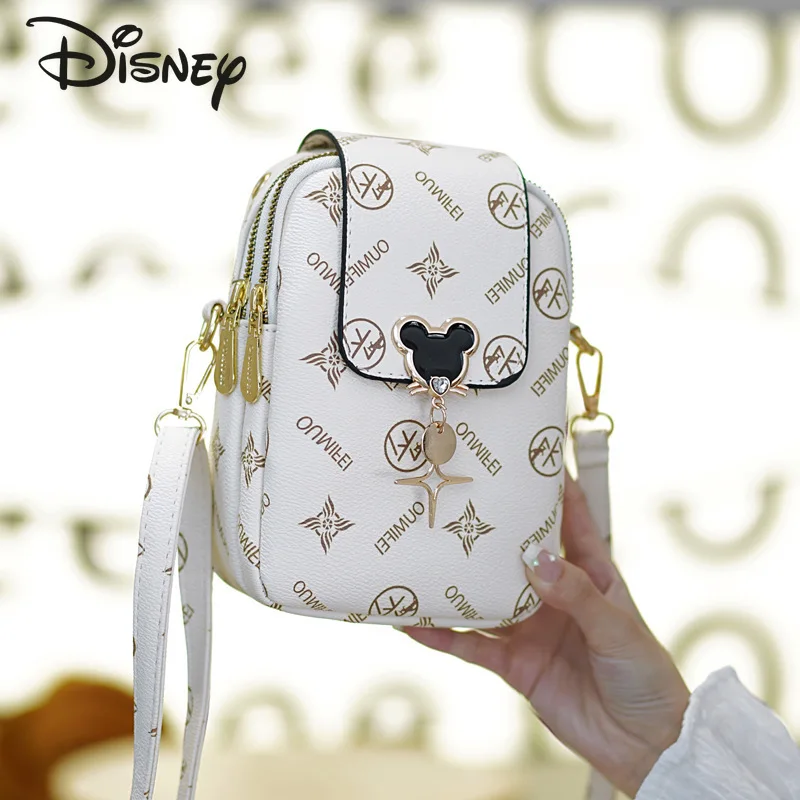 Disney Mickey nowa damska torba Crossbody moda wysokiej jakości damska torba na ramię popularna lekka wszechstronna torba mobilna