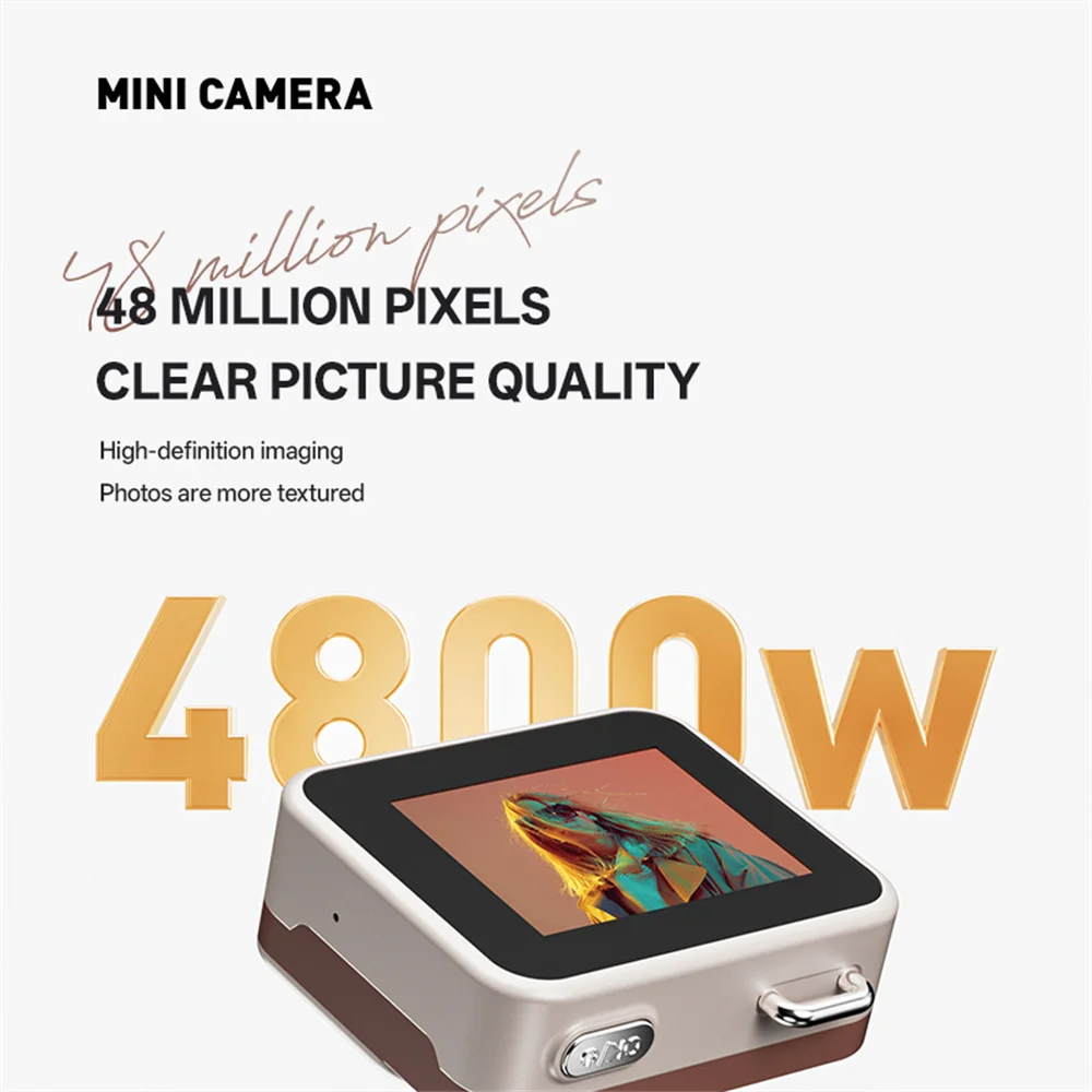 Y6000 Thumb Camera HD 1080P Retro Mini Camera Portable With Screen