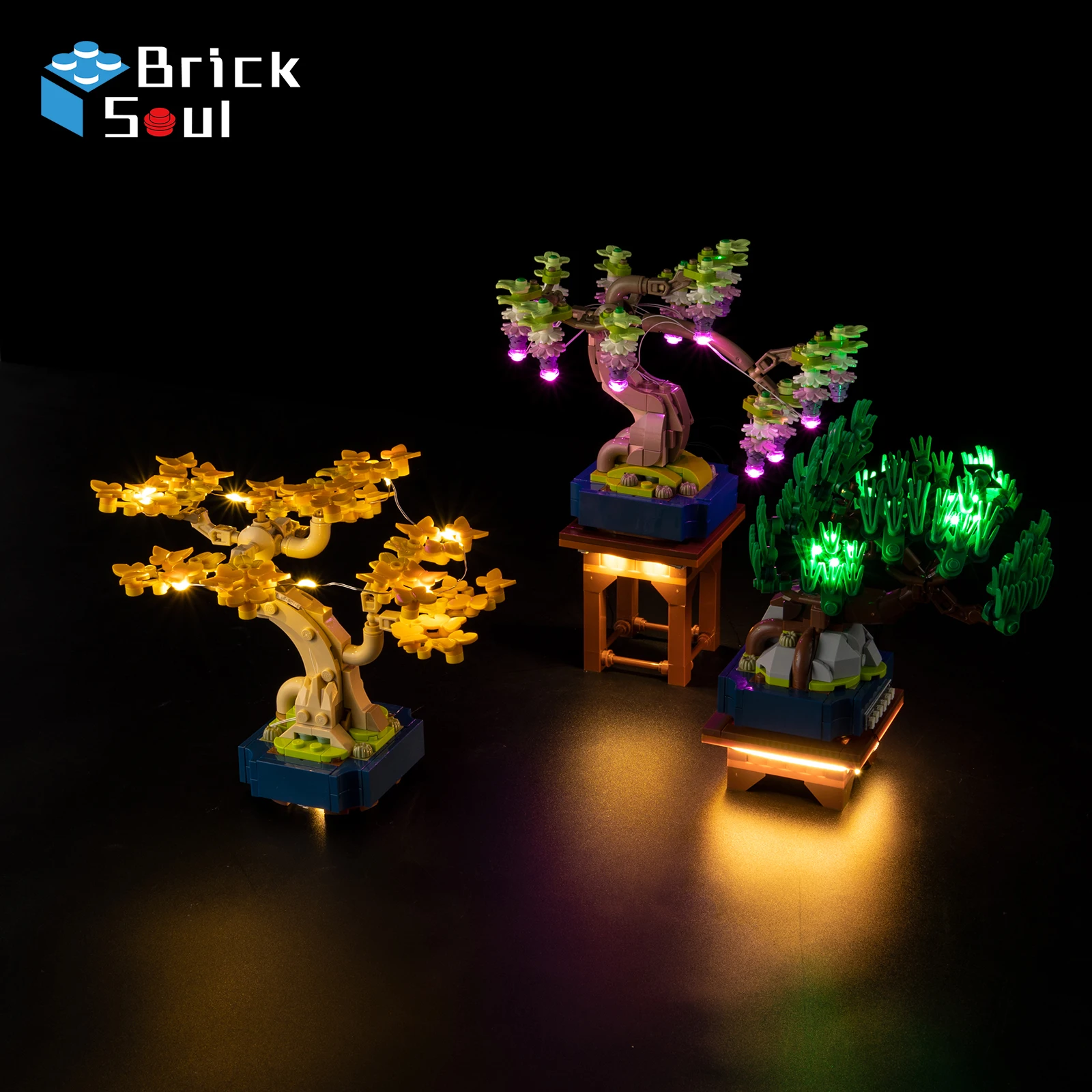 Led Light Kit for LEGO Mini Bonsai Trees 10373 Building Blocks