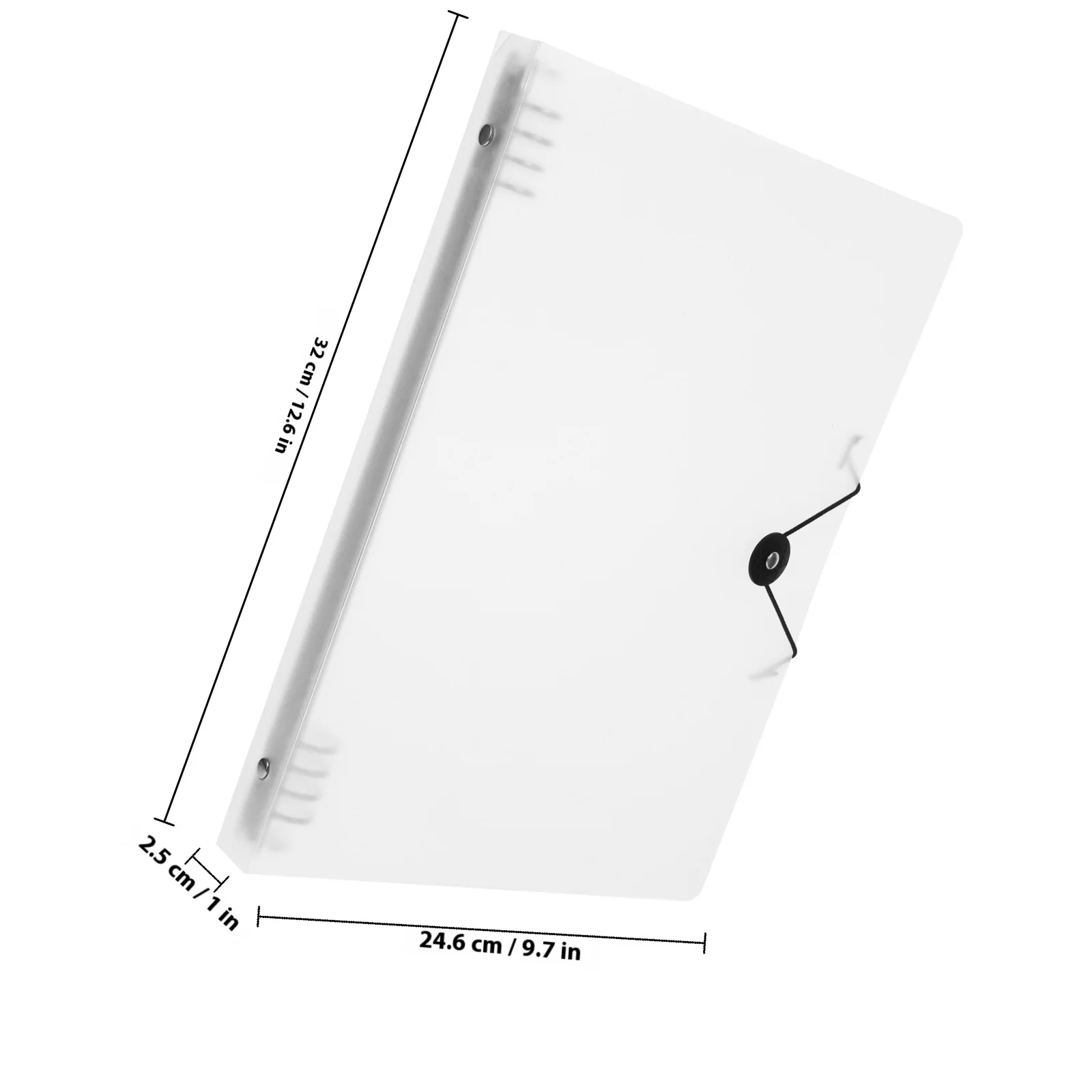 1pc Transparent Binder Abdeckung A4 Leichte Pp Material Tragbare Notebook Shell Für Schule Büro Journal Sammelalbum Dokument