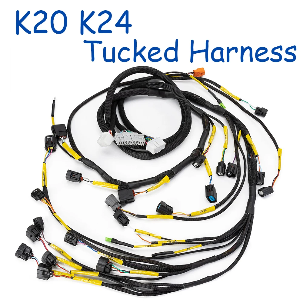 1Set K20 K24 K-Series Tucked Engine Harness For Honda for Acura Civic K-Swap Integra CRX EK EG K20 Tucked Harness Car Accessorie