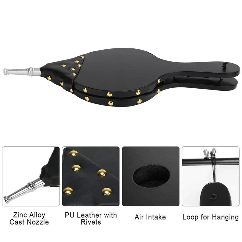 F4S-cOutdoor Cooking Fan منفاخ الهواء 15.7x7in الموقد منفاخ دليل الخشب منفاخ الهواء لنفخ الموقد الشواء