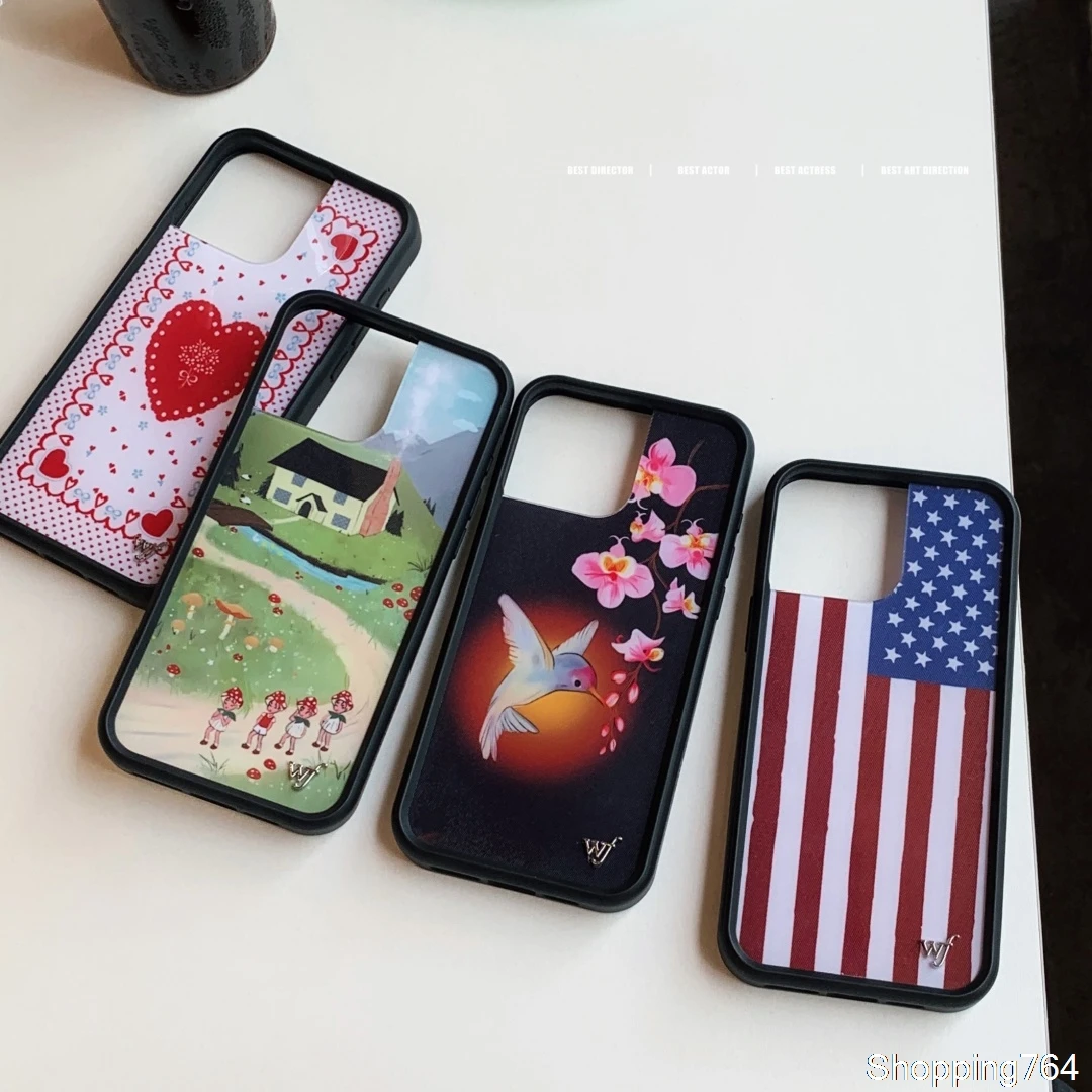 الفاخرة الزهرة البرية نمط جديد العلم الوطني جراب هاتف آيفون 16 15 14 زائد 13 12 17 برو ماكس الهواء 17 برو البولكا نقطة حديقة الحيوان WF غطاء #2