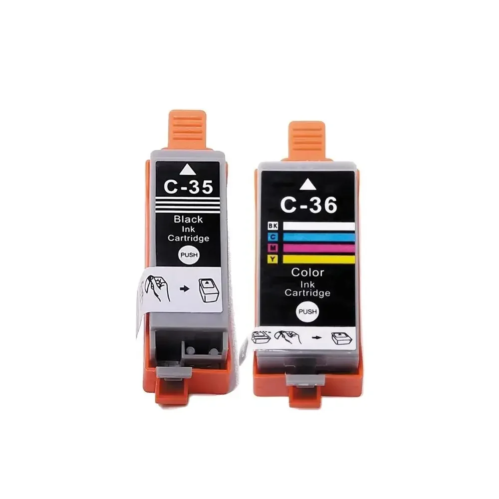 PGI-35 PGI-36 PGI 35 36 Compatible Ink Cartridge Premium Color for Canon PIXMA IP100B/IP100/iP110/ IP100/iP110/TR150