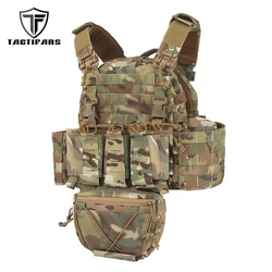 Tactical Vest ARC Carrier V2 Quick Release Buckle Elastic 556 Placard Dump Pouch Sub Abdominal Fanny Pack Armor Hunting Vest