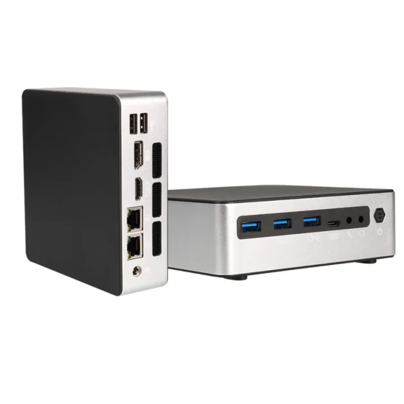 Micro PC pequeña Ultra5 125u Nuc Nano de 14. a generación, Mini PC para juegos de 4,3 GHz X86 2 Ethernet Lan Win 10 11 Linux Ubuntu DDR5 Mini PC