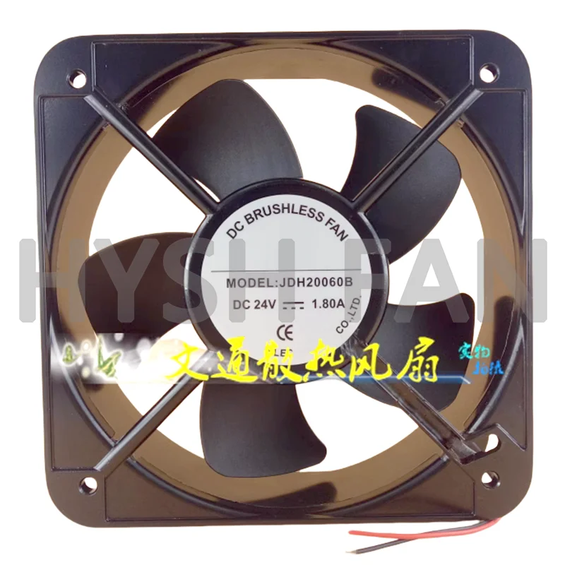 

JDH20060B 24V 1.80A Wind Cooling Fan 20cm 20060