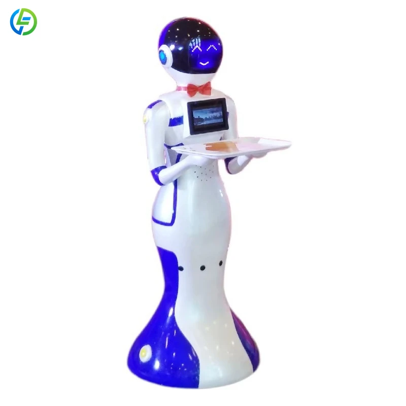 Customized Self-Charging Automatically Chat Speak Hotel Service Delivery Robot For Hotel White Label Delivery Robot