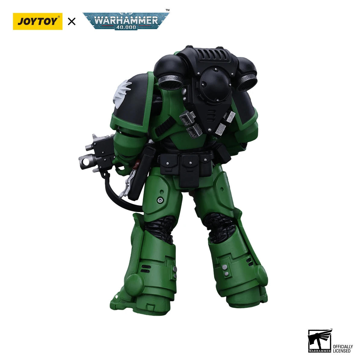 JOYTOY Warhammer 40,000 1/18 figurki Salamanders Intercessors Brother Haecule Anime Model wojskowy