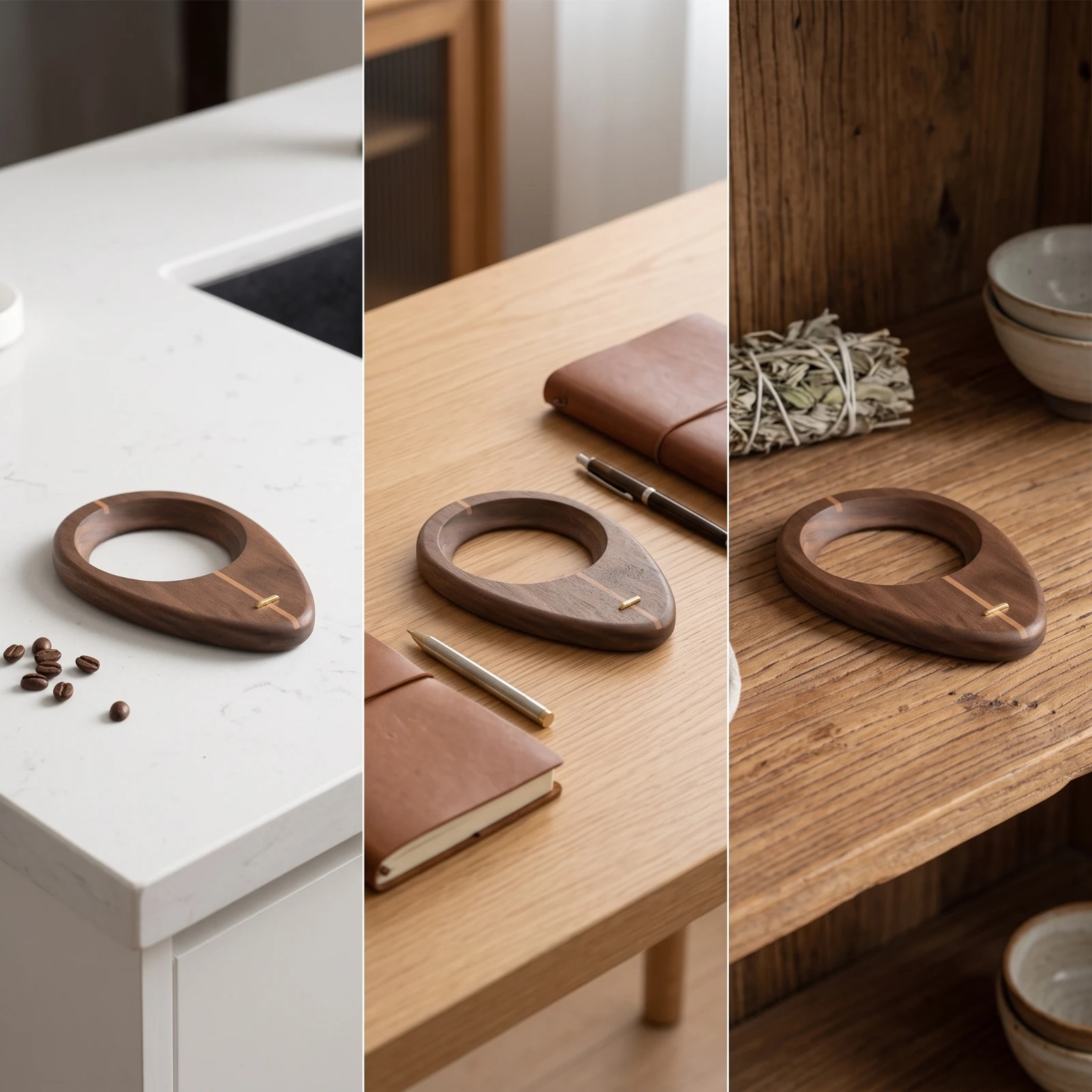 Wood Coffee Dripper Stand Minimalist Pour-over Coffee Dripper Stand Filter Holder Sleek Space-Saving for Home Baristas