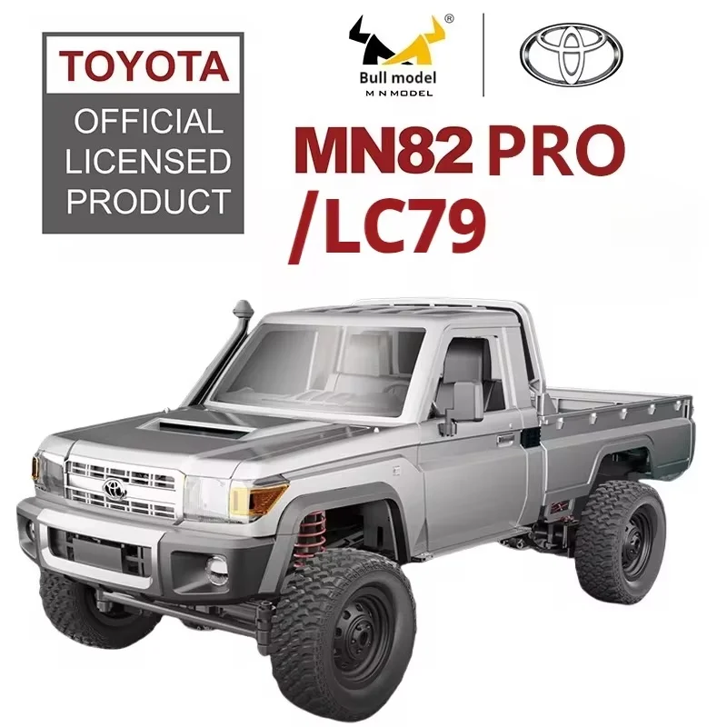 Mangniu 1/12 MN82PRO Remote Control Car 2.4G Full Scale Pickup LC79 4WD Climbing Off Road Vehicle Simulation Model Toy Gift