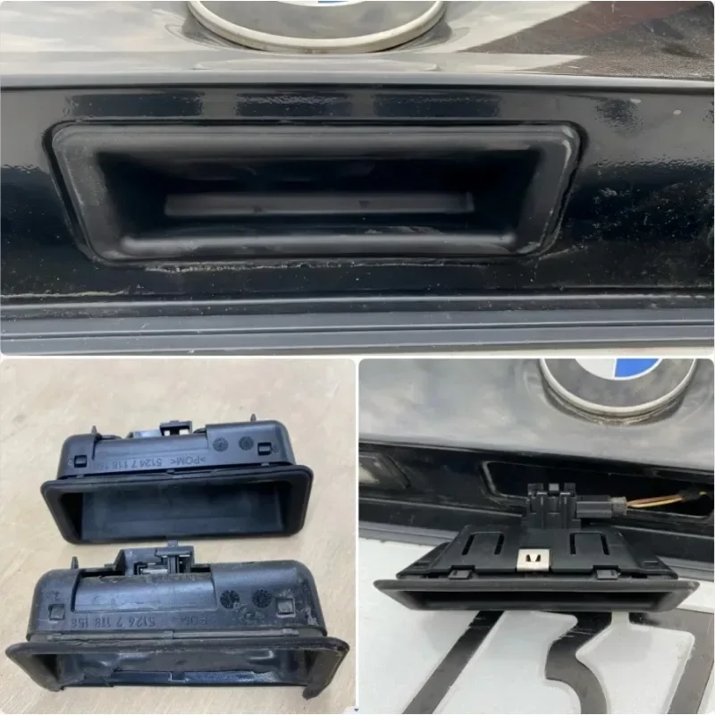 for BMW 1 3 5 X1 X5 X6 Series E82 E88 E90 E91 E92 E93 E60 E61 E84 E70 E71 51247118158 Car Rear Door Boot Switch Trunk Handle