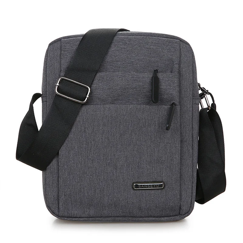 

Men's Shoulder Messenger Bag Large Capacity 13 Inch Laptop Computer Bag Handbag Waterproof Briefcase Oxford Cloth Crossbody Bags