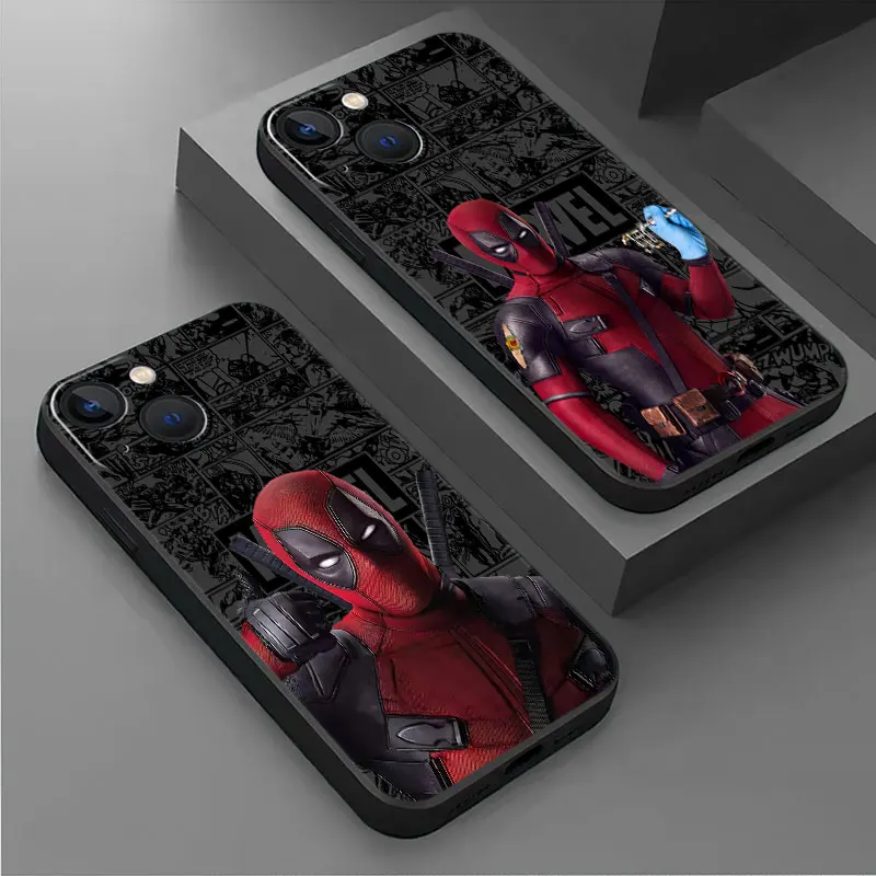 Deadpool Mutants Wolverine phone Cases for iphone 14 case 11 12 15 Pro XS Max 8 13 Mini X SE 7 16 Plus funda Antiscratch cover