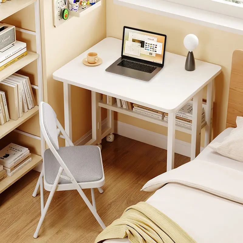 Folding desk household computer table simple household bedroom bedside makeup table