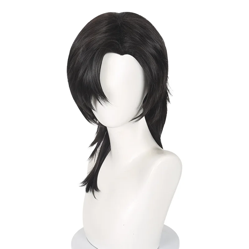 Der jugendliche Wolfsschwanz des schwarzen Bären: Eine neutrale schwarze Perücke aus „The Lost Tomb Chronicles“