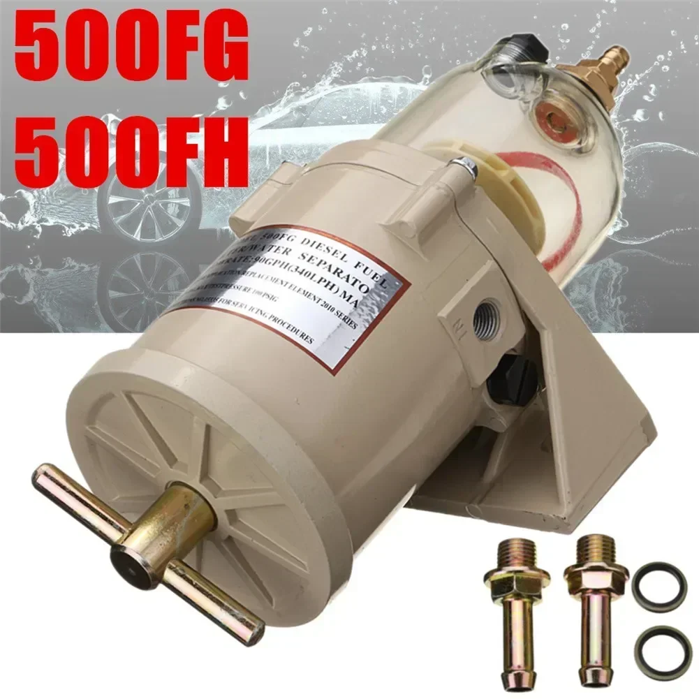 500FG 500FH Truck Diesel Fuel Filter Oil Water Separator Fuel Water Separator for Trucks Light Trucks Large Cars Car Accessories