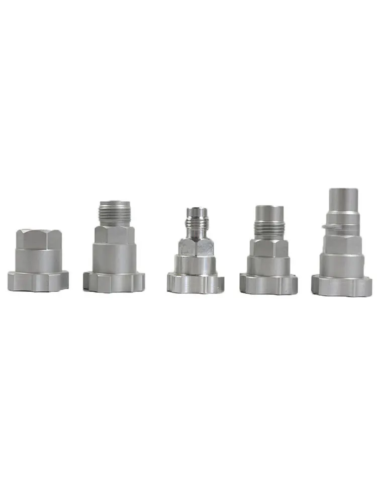 Liga de Alumínio Spray Gun Connector Pps Adapter Descartável Measuring Cup Adequado para Sata Devilbiss Iwata