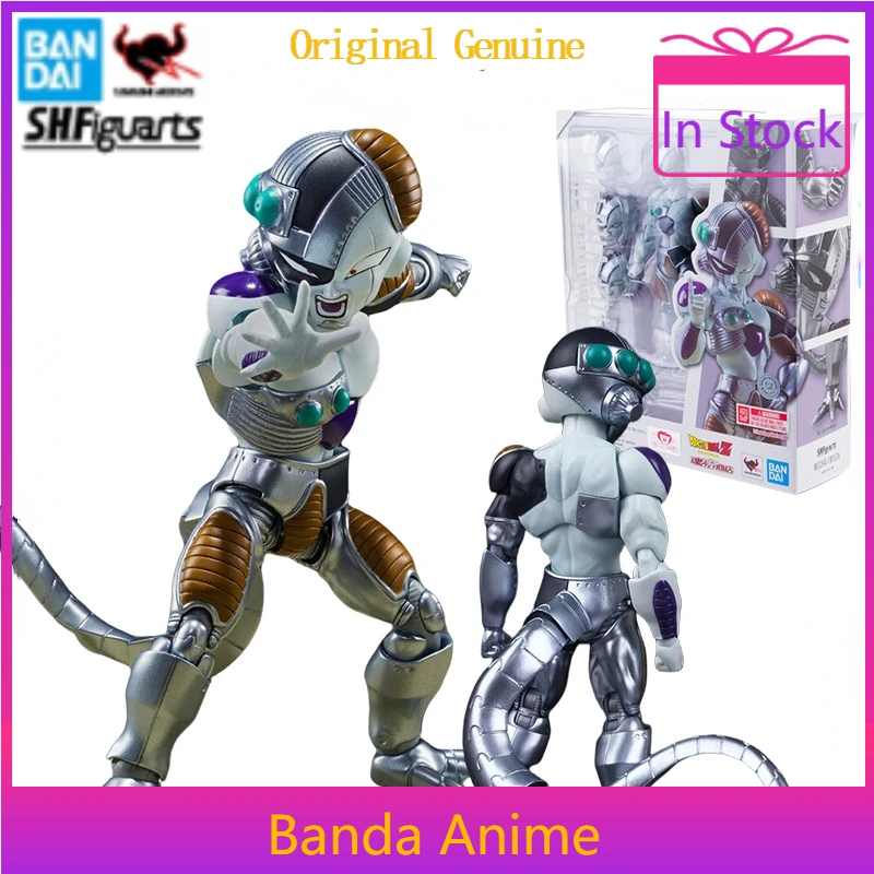 

Bandai Original Genuine SHF Dragon Ball MECHA Frieza Model Anime Action Figure Toys Gifts Collectible Ornaments Boys Kids Girls